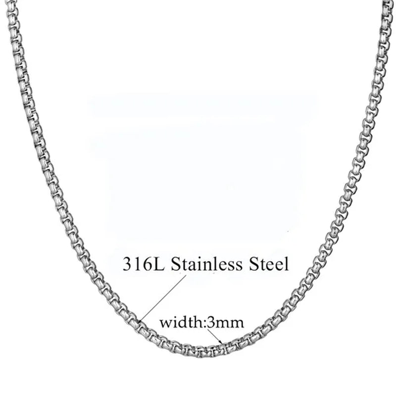 Stainless Steel Gold Chain for Men Women, Golden Stainless Steel Chain Necklace, Gold Color Vintage Collar Necklace Chokers