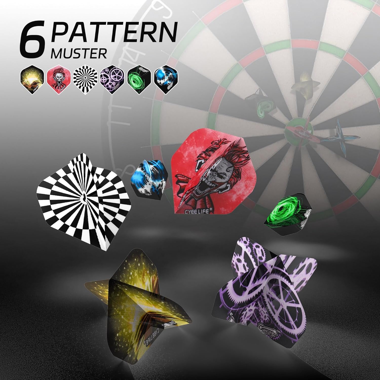 Steel Tip Darts,18Pcs Professional Metal Darts, Darts Metal Tip Set, Metal Darts for Dartboard,For Beginners and Hobbyists